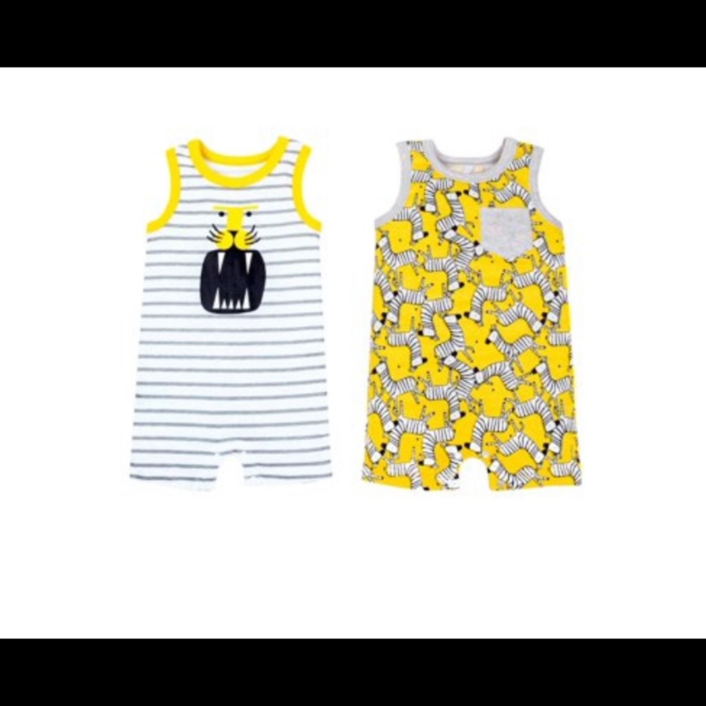 Little Star Organic Rompers - Picture 3 of 3